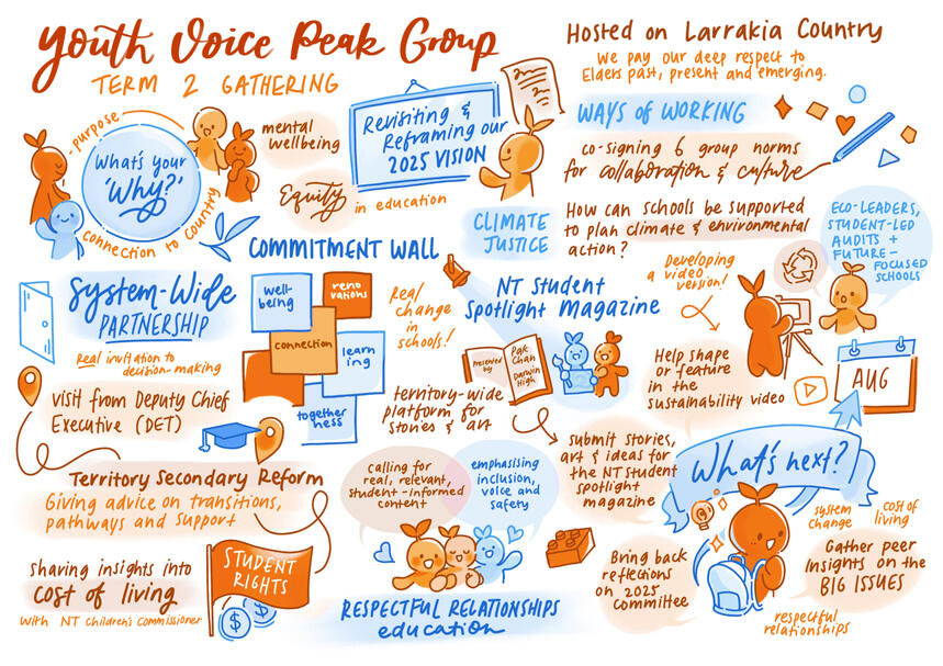 Reflections from the Northern Territory Youth Voice Peak Group